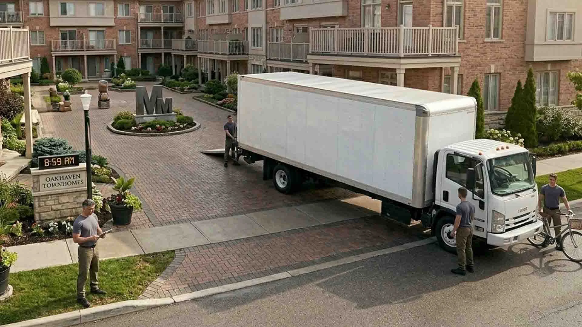 Punctual Local Movers Richmond Hill - Safe Move Punctual moving services in Richmond Hill Ontario with professional movers and a fully equipped truck for residential relocation in York Region